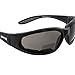 Global Vision Hercules Padded Motorcycle Safety Sunglasses ANSI Z87.1 Black Frame Smoke Lenses