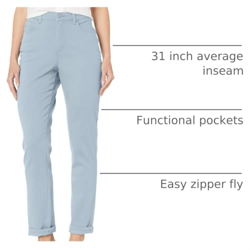 Image of Gloria Vanderbilt Womens Amanda Classic High Rise Tapered Jean Petite