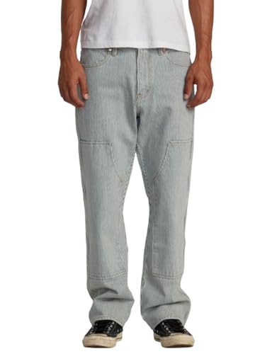 RVCA Men's Relaxed Fit Denim Jeans