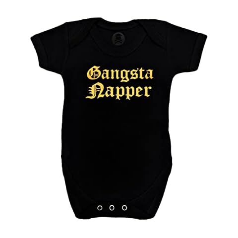 Funky GANGSTA NAPPER Baby Grow Bodysuit Cover