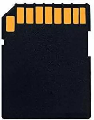 Image of Micro SD Card to SD Card Adapter Reader Adapter Compatible with All Mobile Memory Cards (Only Card Reader (Black) Pack of (1)