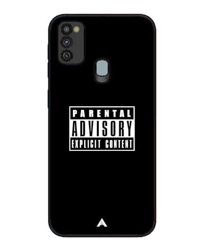 Image of Premium Explicit Case for Samsung Galaxy M30s Soft-Touch Metal TPU Back Cover, Shockproof, Designer, Aesthetic Mobile Phone Case (Glossy Finish)