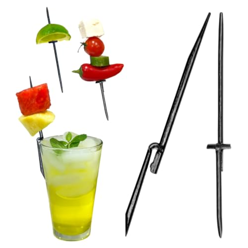 Garnishmate PACK OF 30 Clip On Garnish Holder Pick Cocktail Accessory for Entertaining Drinks and...