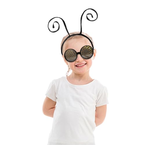 Image of FancyPants FunTime Bee Fly Sunglasses, Bumble Bee Accessory for Kids and Adults, Fun Oversized Bug-Inspired Glasses
