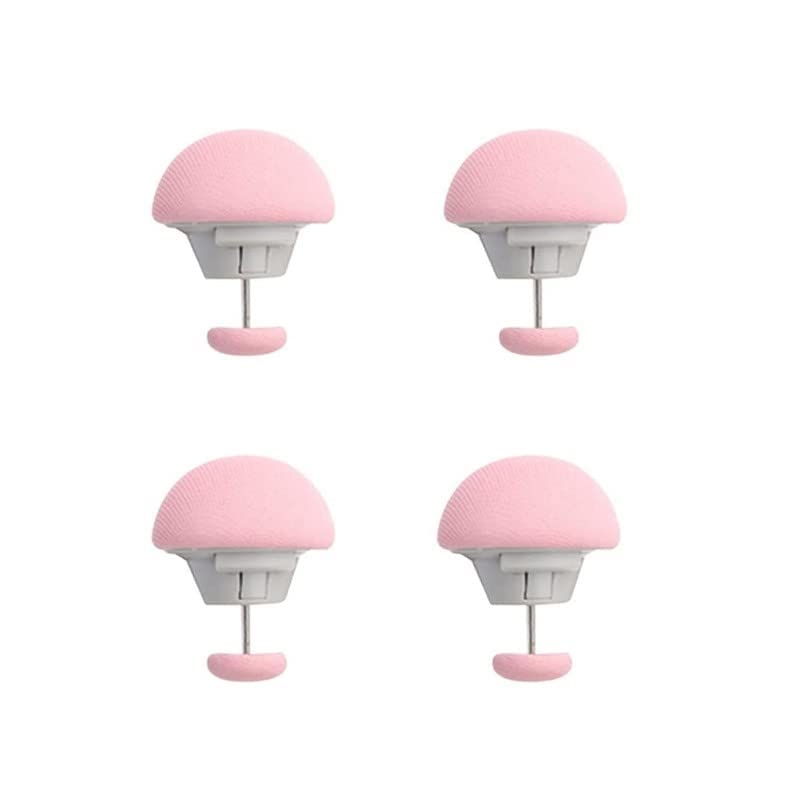 Mushroom-Shaped Duvet Clips | Non-Slip, Unbreakable Quilt Holder & Fasteners | Rust-Proof Duvet Cover Fixtures for Comforters (4, Pink)-image-37