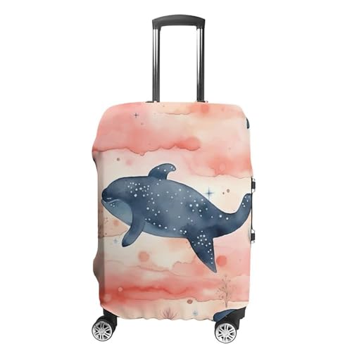 Housse de bagage pour valise rayée protégez et nettoyez facilement votre grand bagage L