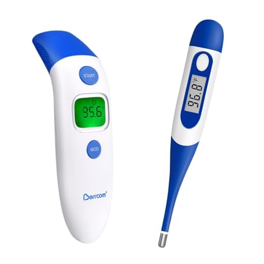 Berrcom Forehead and Ear Thermometer Bundle