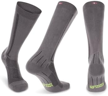 DANISH ENDURANCE Kompressionsstrümpfe, 21-26 mmHg, für Sport, 1 & 2 Paar | Kompressionssocken, 21-26 mmHg für Durchblutung, Regeneration, Laufen & Reisen, Unisex