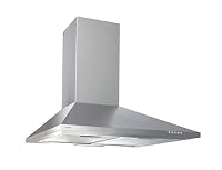 Candy CCE116/1X, Cooker hood 60 cm, 3 power levels, 305 m3/h extraction capacity, LED lights, Grease protection panels, Carbon filters, 67W, 62dB, Stainless steel