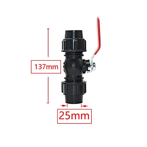 Conector rápido para riego eficiente de agua pulverizada con válvula de bola de alta resistencia 3