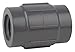 1/2" x 3/8" FNPT PVC Reducing Coupling