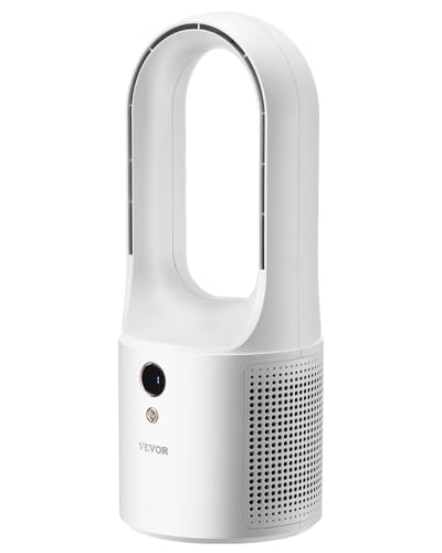 VEVOR Ventilador de Escritorio sin Aspas, Torre Pequeño de Enfriamiento Silencioso USB de...