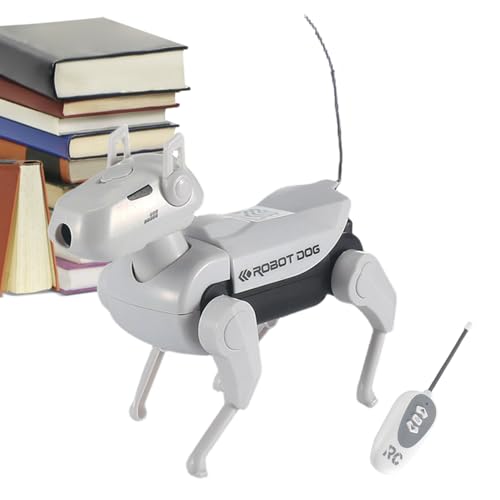 Cane robot telecomandato - Animale domestico interattivo che cammina, balla, cane robot intelligente telecomandato per bambini Ragazzi Amici di famiglia Giovani Adolescenti Compleanno Natale