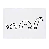 Azeeda 'Loch Ness Monster' Temporary Tattoo - Water Resistant, Skin-Safe, Non-Toxic Transfer (TO00031615)