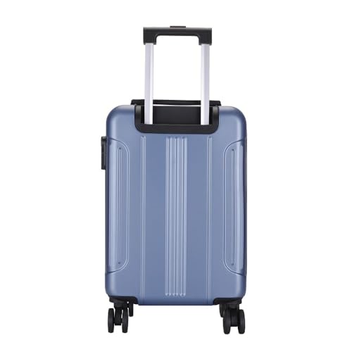 Mala De Bordo ABS Cruzeiro Jabaquara 203 Cadeado e Rodas Duplas Giro 360º Azul