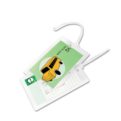 Pochettes de plastification Swingline pour protéger vos étiquettes de bagages de voyage