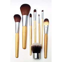 Lauren Brooke Cosmetiques Eco Friendly Bamboo Makeup Brush Round Crease Eye Brush