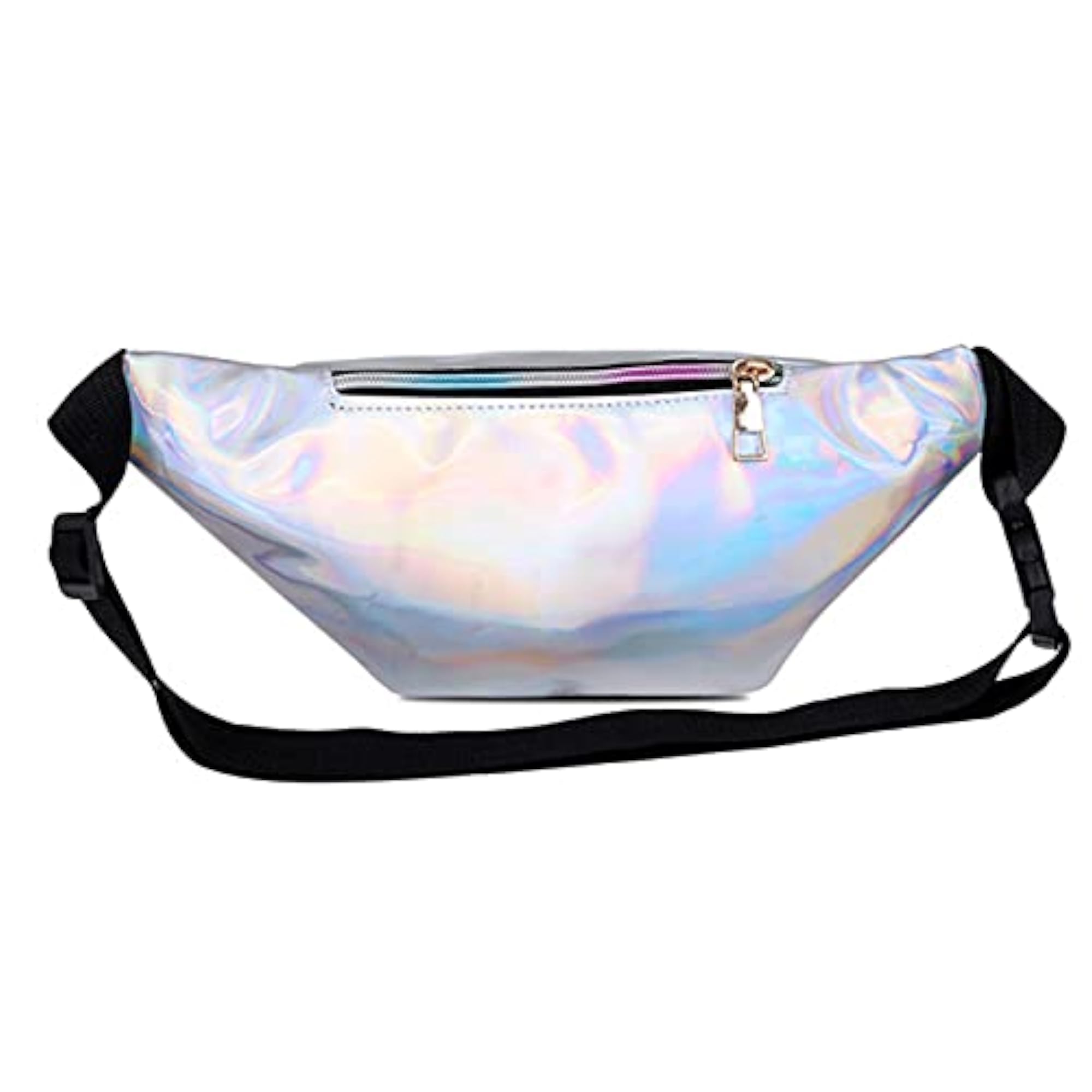 Women's Colorful Double Zipper Belt Bag