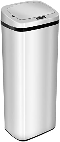 Pattumiera Automatica HOMCOM 72L A 3 Scomparti Con Sensore Infrarossi - Acciaio E ABS, Design Moderno Per Cucina - Foto 5