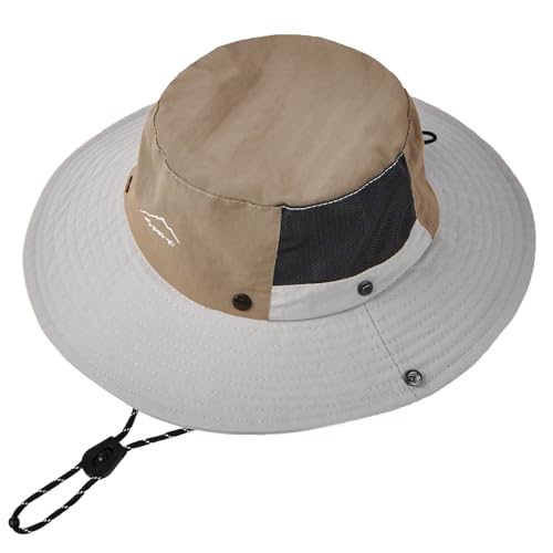 ZOORON Sun Hats for Teens Men Women Waterproof Fishing Hat UPF 50+ Bucket Hat Quick Dry Safari Hat...