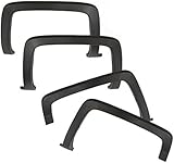 PIT66 Fender Flares Compatible with Chevy Silverado 1500 2014-2018, Fit Silverado 2500HD 3500HD 2015-2019 (Only fit models with fleetside bed.Not for dually models) 4Pcs