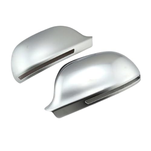 Coques de rétroviseurs chrome mat argent pour Audi A3 S4 A6 Q3