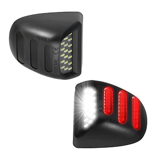 Lámpara LED para placa de matrícula Chevy Silverado y GMC Sierra luces traseras 2 piezas