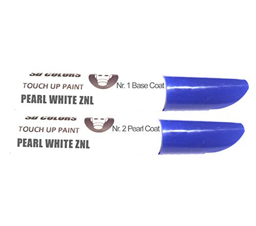TRISTARcolor Peinture Voiture Kit Pot Prêt à La Pulvérisation Pour Suzuki ZNL White Perl Peinture De Fond Peinture De Base Vernis Clair 2K 3,5 L