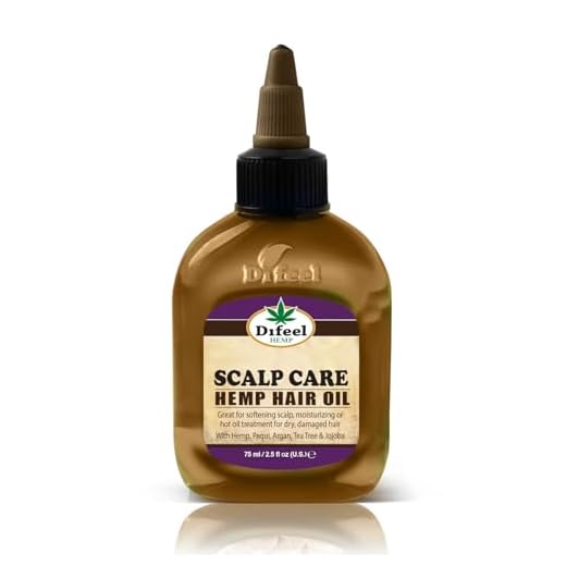 Difeel Hemp 99% Natural Hemp Hair Oil - Scalp Care 2.5 ounce