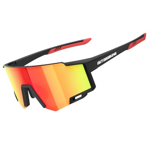 Image of Sport Polarized Sunglasses for Men and Women, Stylish and Lightweight Cycling Sunglasses with UV400 Protection