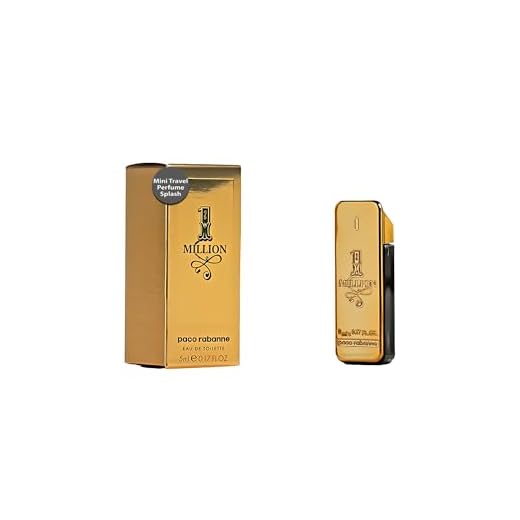 Paco Rabanne 1-Million Eau de Toilette Splash , 0.17 Fl Oz