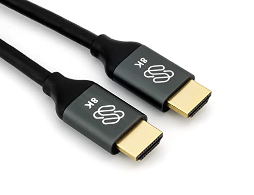 Sewell 8K HDMI 2.1 Cable 6 ft, 4K 120Hz, 48Gbps, Supports Xbox Series X and Playstation 5, eARC, HDR, and Dolby Vision (6)