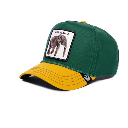 Goorin Bros. The Farm All Over Canvas Adjustable Unisex Trucker Hat, Green (Extra Large 100), One Size