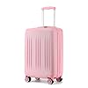 Kono Small 20 Inch Expandable Carry On Luggage with Quiet Spinner Wheels & TSA Lock, Scratch and Drop Resistant PC+ABS Hardside 22x14x9 Airline Approved Suitcase, Pink