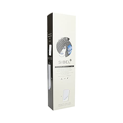 Papiers mèches Sibel 10x40 cm wraps pour technique balayage et coiffure