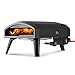 EchoSmile 12 Pizzaofen Gas Outdoor, Propangas Pizzaofen Erreicht 510 °C, Pizza Oven mit Drehbarem Pizzastein, Flammenregler, Gasschlauch und hitzebeständigem Griff