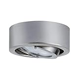 paulmann micro line 3x20w Korpus aus Aluminium Paulmann 93512 Möbelaufbauleuchte Micro Line Dress Schranklicht schwenkbar Unterbauleuchte Eisen gebürstet Spot max. 20W 12V G4 Küchenlampe Downlight, Aluminium, Silber