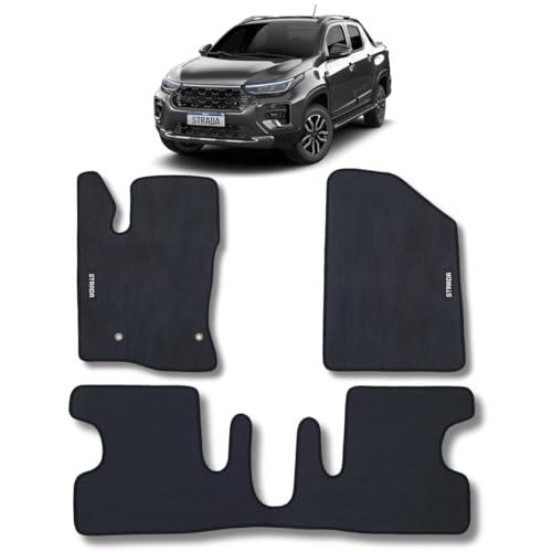 Tapete Borracha Strada Cabine Dupla 2021 a 2026