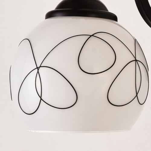 Apliques de pared para pasillos modernos con enchufe y diseño de cristal 8