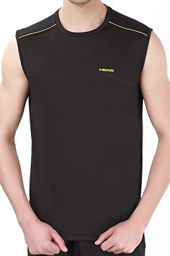Image of Head HMS-503 Polyester Tennis Apparel, X-Large (Black)