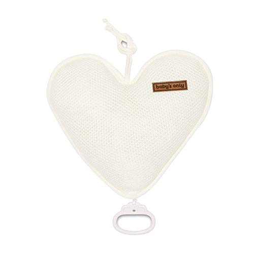 Baby's Only - Muziekdoos Hart Classic wolwit