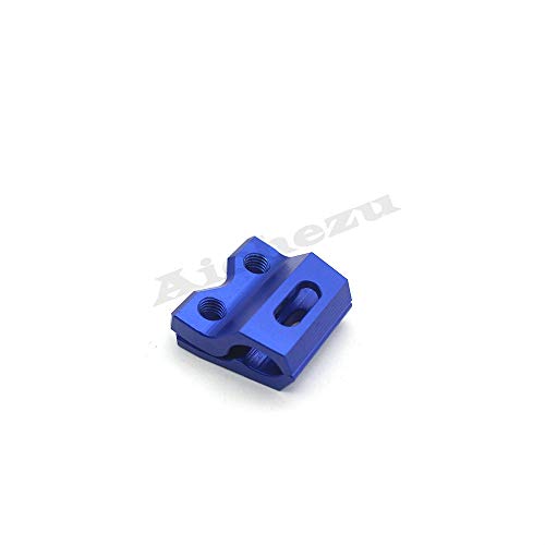 Image of ACZ Front Brake Line Holder Hose Clamp Blue, for Yamaha YZ YZF 65 85 125 250 450 2004-2019, for Honda CR CRF 125R 250R /X /RX 450R /X /RX 250L /M