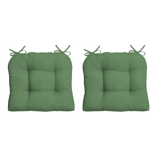 Image of Arden Indoor /Outdoor Rocking Chair Or Wicker Chair Cushion, 2-Pack, 20 x 18, Water Repellent, Rain Proof, Fade Resistant Cushion for Rocking Or Rounded Back Chair