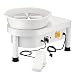 Mophorn Pottery Wheel 25CM Pottery Forming Machine 350W Electric Pottery Wheel with Foot Pedal and Detachable Basin Easy Cleaning for Ceramics Clay Art Craft DIY Clay