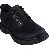 Skechers Lockett Gustav - Zapatos de piel para hombre, con cordones, color negro, Black, 42 EU