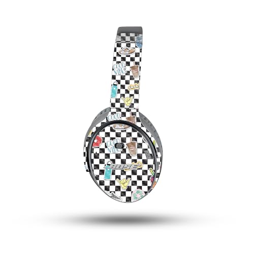 Image of MightySkins Carbon Fiber Skin Compatible with Bose QuietComfort 35 II Headphones - VSCO7 | Protective, Durable Textured Carbon Fiber Finish | Easy to Apply, Remove, and Change Styles