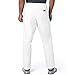 Landau Scrub Zone Unisex Relaxed Fit 2-Pocket Drawstring Cargo Scrub Pants 85221 White