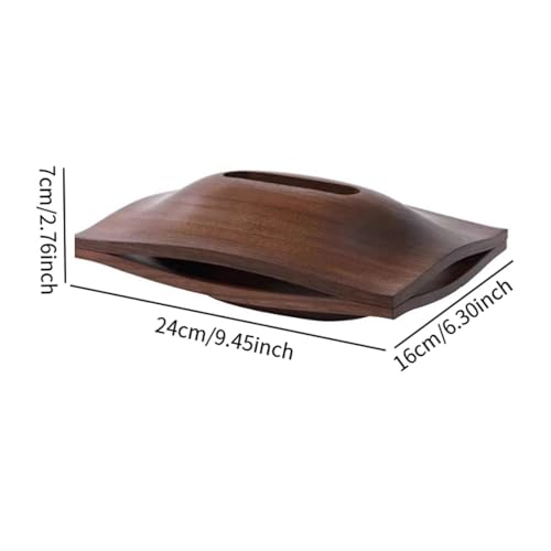 Boîte à mouchoirs en bois design minimaliste pour deco salon et bureau élégant