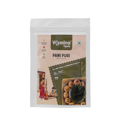 VEMINA Pani Puri Masala 85g, Authentic Indian Street Food Flavor,