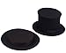 Std Size Adult Black Collapsible Costume Top Hat